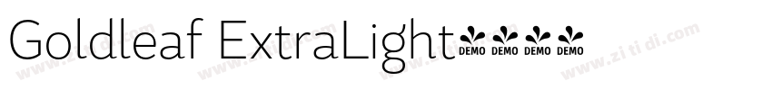 Goldleaf ExtraLight字体转换